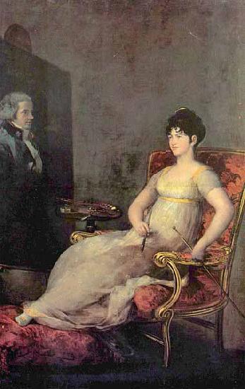 Francisco de Goya Portrait of Maria Tomasa Palafox y Portocarrero, Duchess of Medina-Sidonia and Marchioness of Villafranca China oil painting art